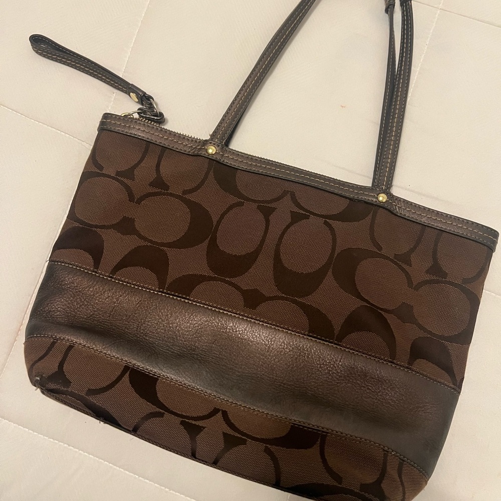 Coach Brown Classic Tote Bag